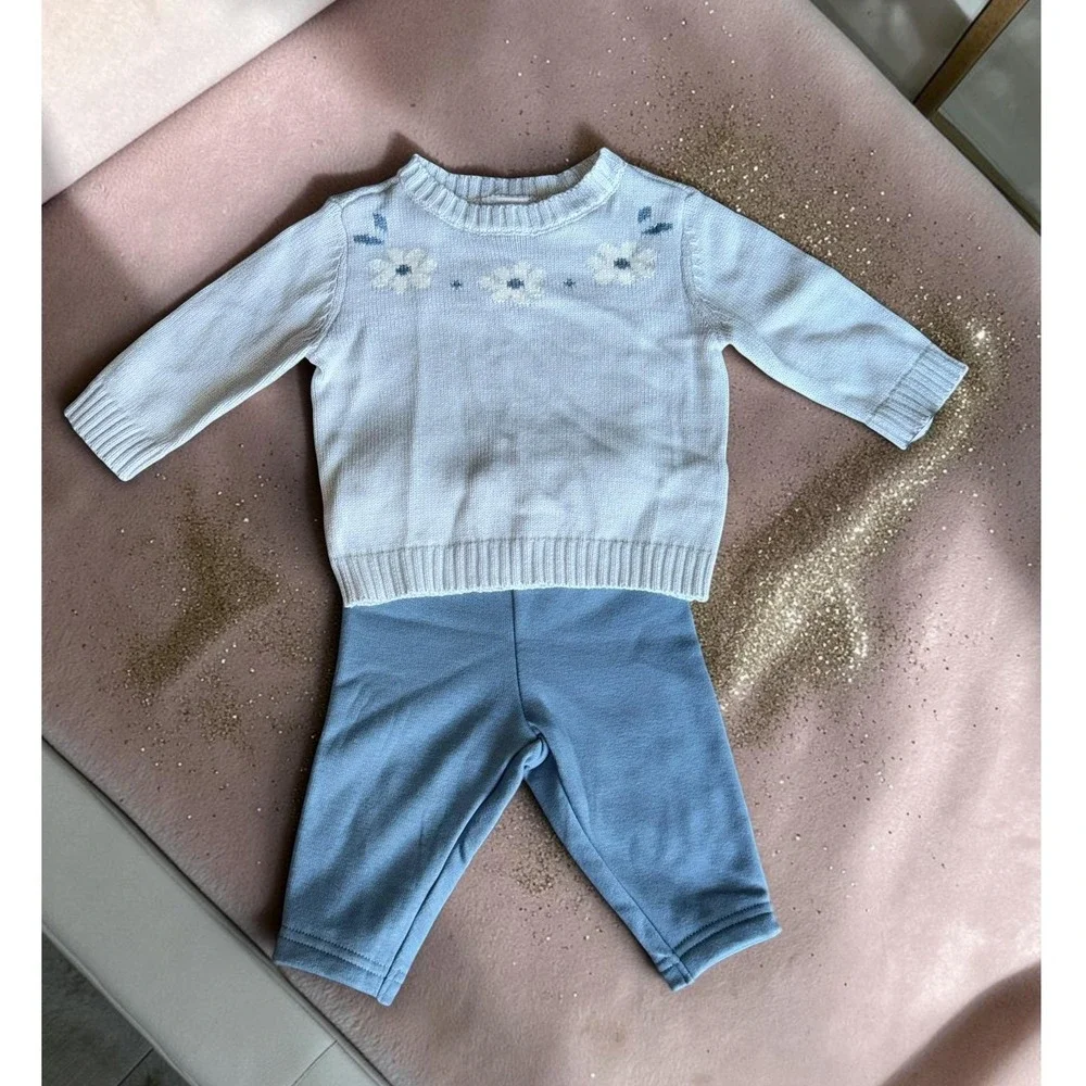 Carters - Baby Girls 2pc Sweater and Leggings Set - Size 3-6m - *NWT*